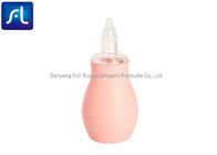 Jeringuilla rosada del oído del bulbo del PVC, aspirador seguro de la nariz del bebé del alto rendimiento