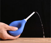 Bulbo reutilizable del enema del caucho/del silicón de Softable de las asistencias sanitarias a domicilio azules 224ml para la ducha anal