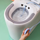 Baño de Sitz con el termómetro para el tratamiento de los hemorroides del asiento de inodoro, cuidado postparto, Yoni Steam Kit For Women plegable
