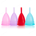 Taza menstrual de la higiene suave del silicón del grado médico reutilizable