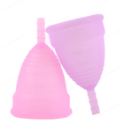 Taza menstrual de la higiene suave del silicón del grado médico reutilizable