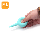 Bulbo de goma suave del apretón del lavado del oído de la mano de la jeringuilla 30ml del bulbo del oído para los niños, adultos, animal doméstico, azul, naranja