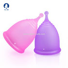 Mujeres reutilizables disponibles W/Heavy de la taza del período del silicón del limpiador menstrual de la taza o flujo sensible