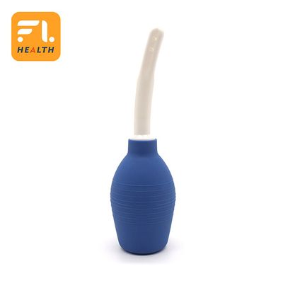 Kit de Enema de Silicona Negro 7.6 oz Ducha Anal Limpia Con manguera de 19.7 pulgadas