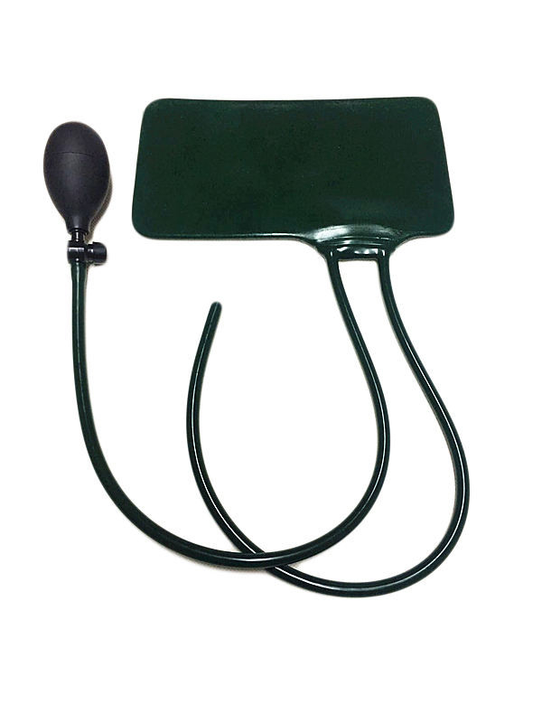 Válvula metálica, vejiga de aire inflable para pruebas precisas de presión arterial con medidor de mercurio de 300 mm