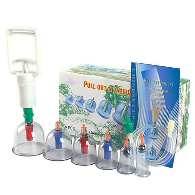 Sistema de ahuecamiento plástico de 12PCS Hijama para el masaje del cuerpo