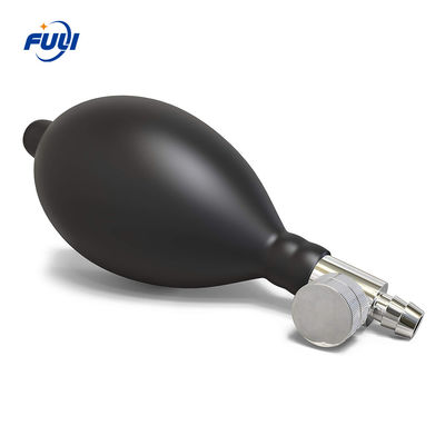 Bomba del lanzamiento del aire del bulbo de la presión arterial del Sphygmomanometer con la bola del látex del puño de las válvulas NIBP del metal
