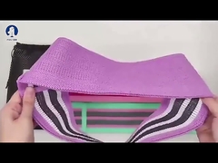 Banda del lazo de la cadera de la tela del OEM los 76*8cm para la yoga del culturismo