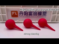 Jeringuilla de limpieza del oído de goma intermedio 25ml del diámetro 42m m para los niños